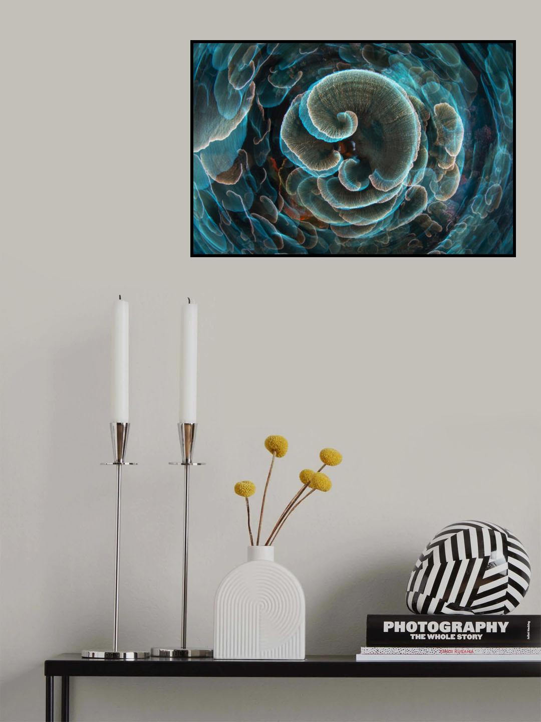 Lettuce Coral Poster och Canvastavla