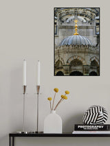 a historical mosque in Istanbul city Poster och Canvastavla