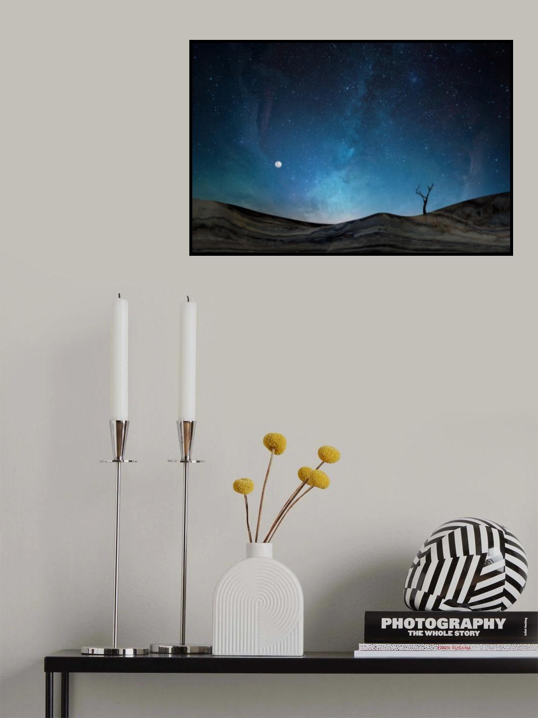 Marble Landscape 10 Poster och Canvastavla
