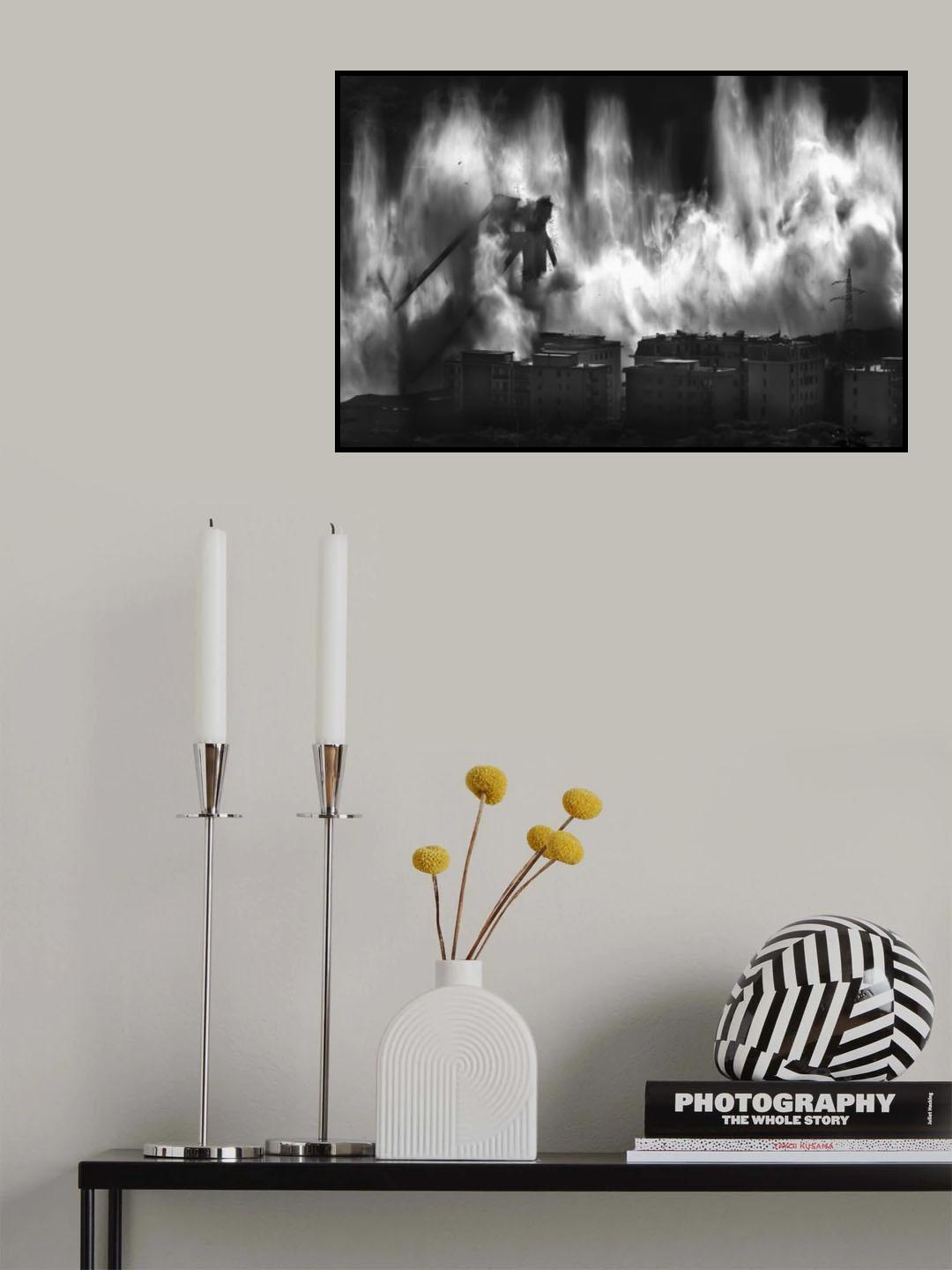 down fall Poster och Canvastavla