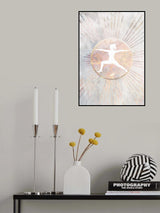 Sun Boho Yoga Marble 7 Poster och Canvastavla