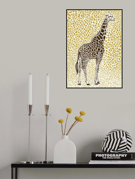 The Majestic Giraffe Poster och Canvastavla