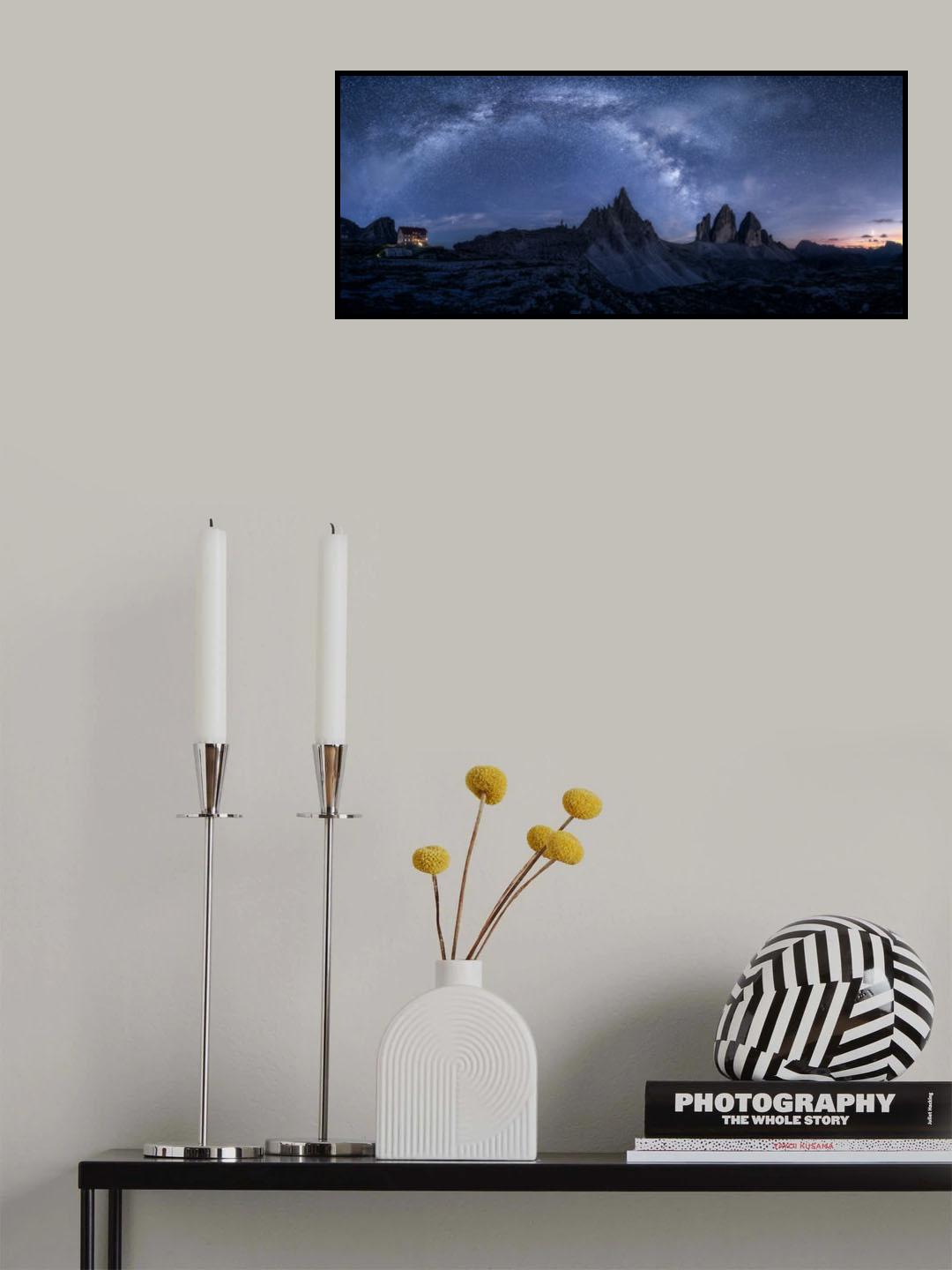 Stars in the Dolomites Poster och Canvastavla