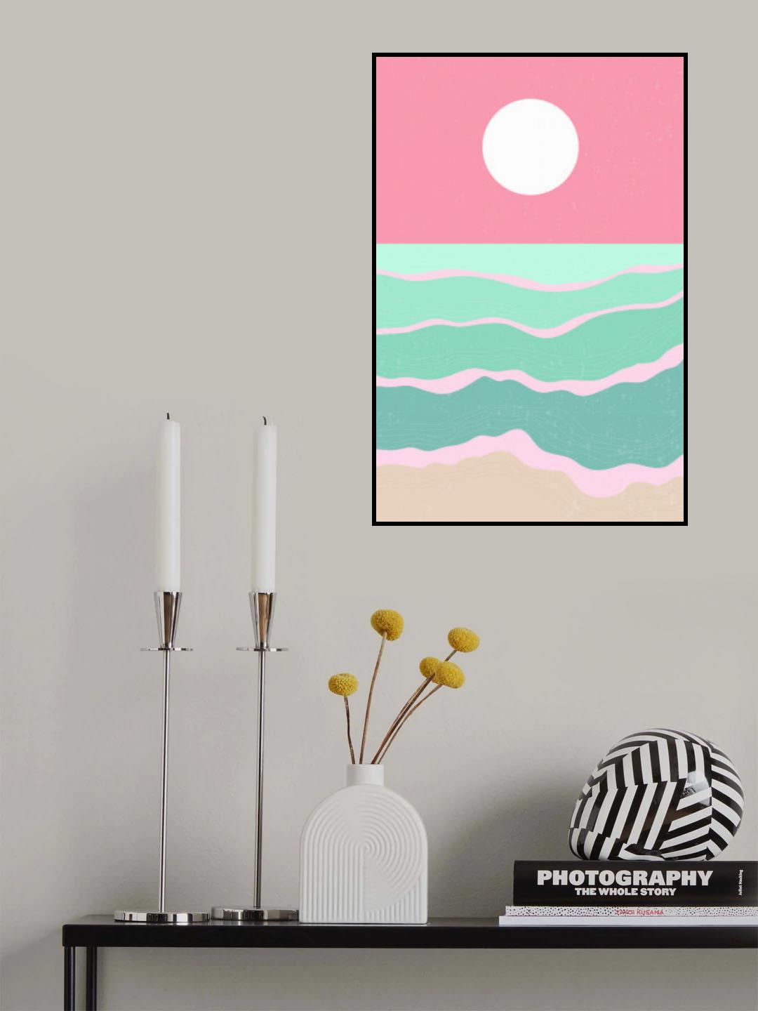 Sunset Over the Ocean #1 Poster och Canvastavla