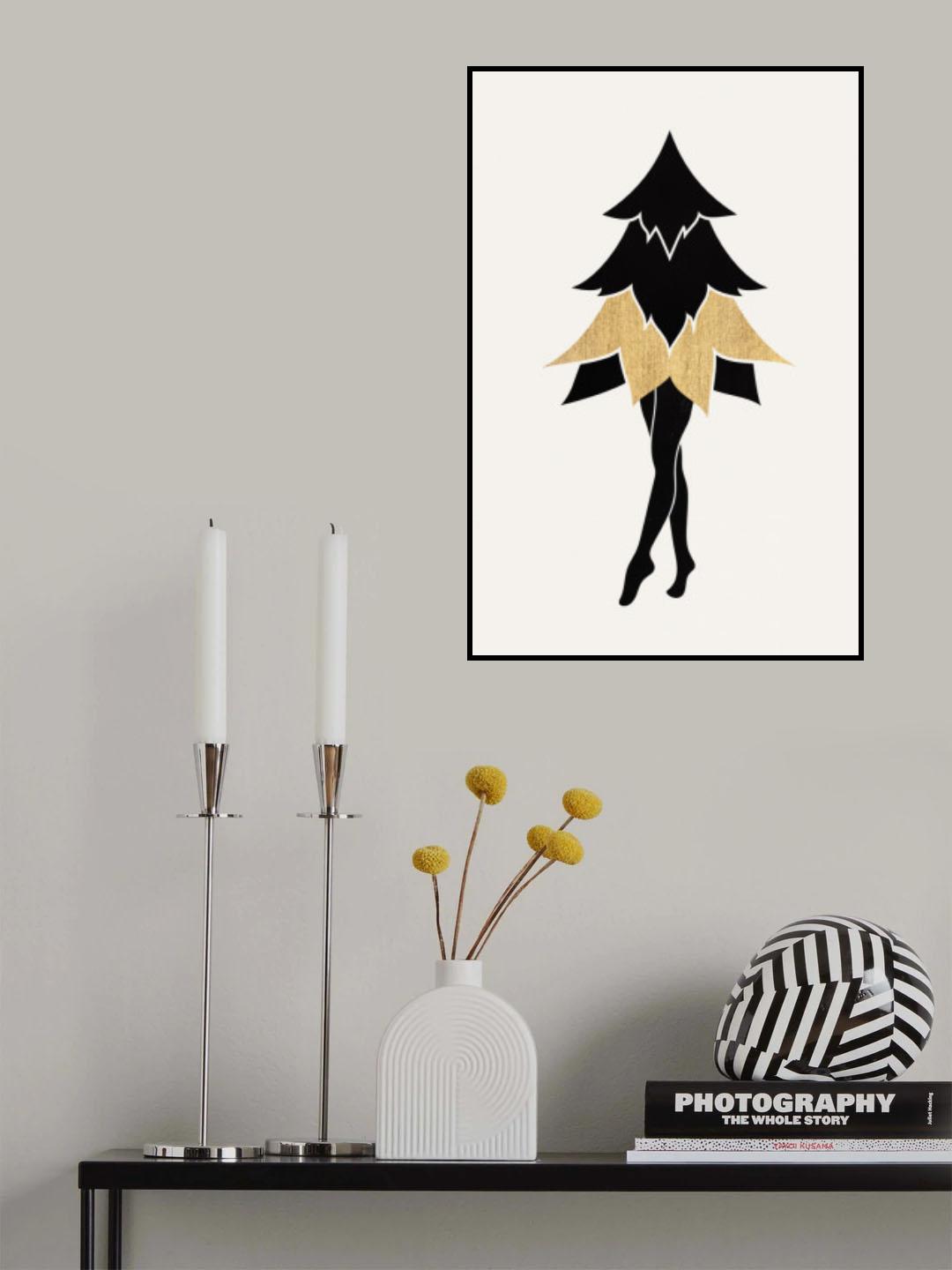 Lady Gaga At Christmas (vers.2) Poster och Canvastavla