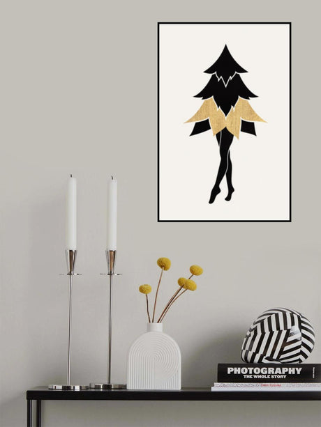 Lady Gaga At Christmas (vers.2) Poster och Canvastavla