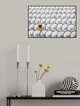 White Umbrella Poster och Canvastavla