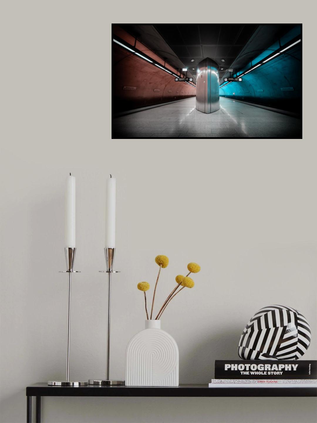 ... Century Hall Station Poster och Canvastavla