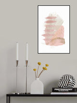 Mystical Pink Abstract-2 Poster och Canvastavla