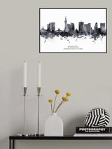 Kinshasa Democratic Republic of the Congo Skyline Poster och Canvastavla