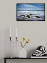 Waves And Rocks Poster och Canvastavla
