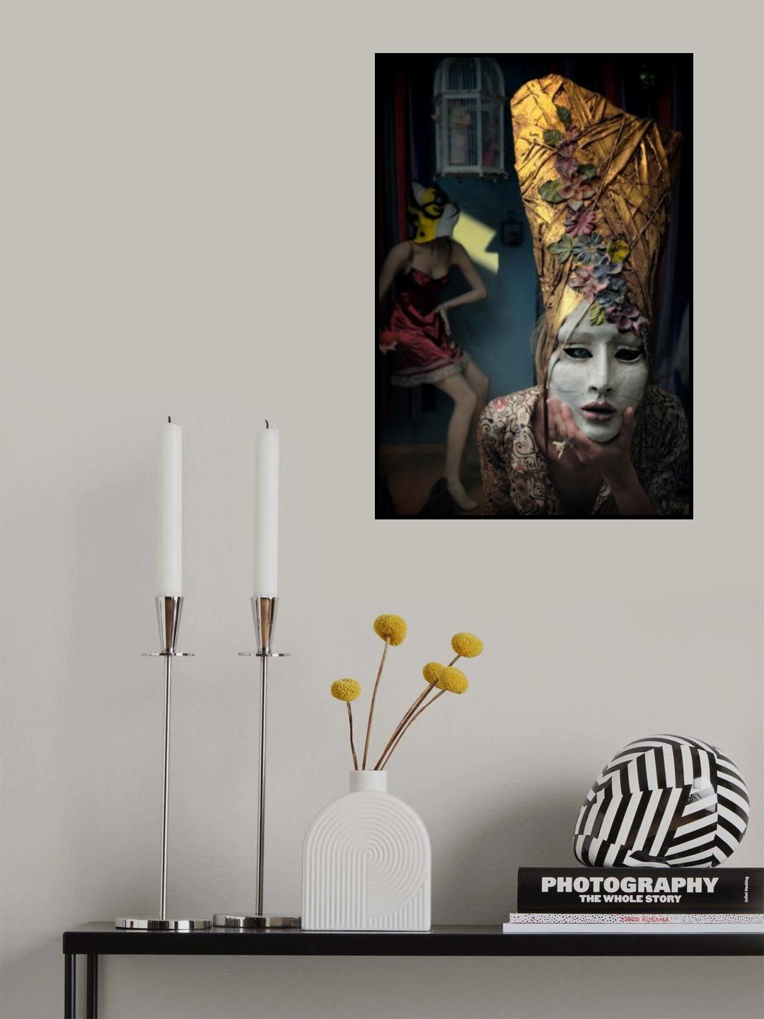 the countess with her funny animals Poster och Canvastavla