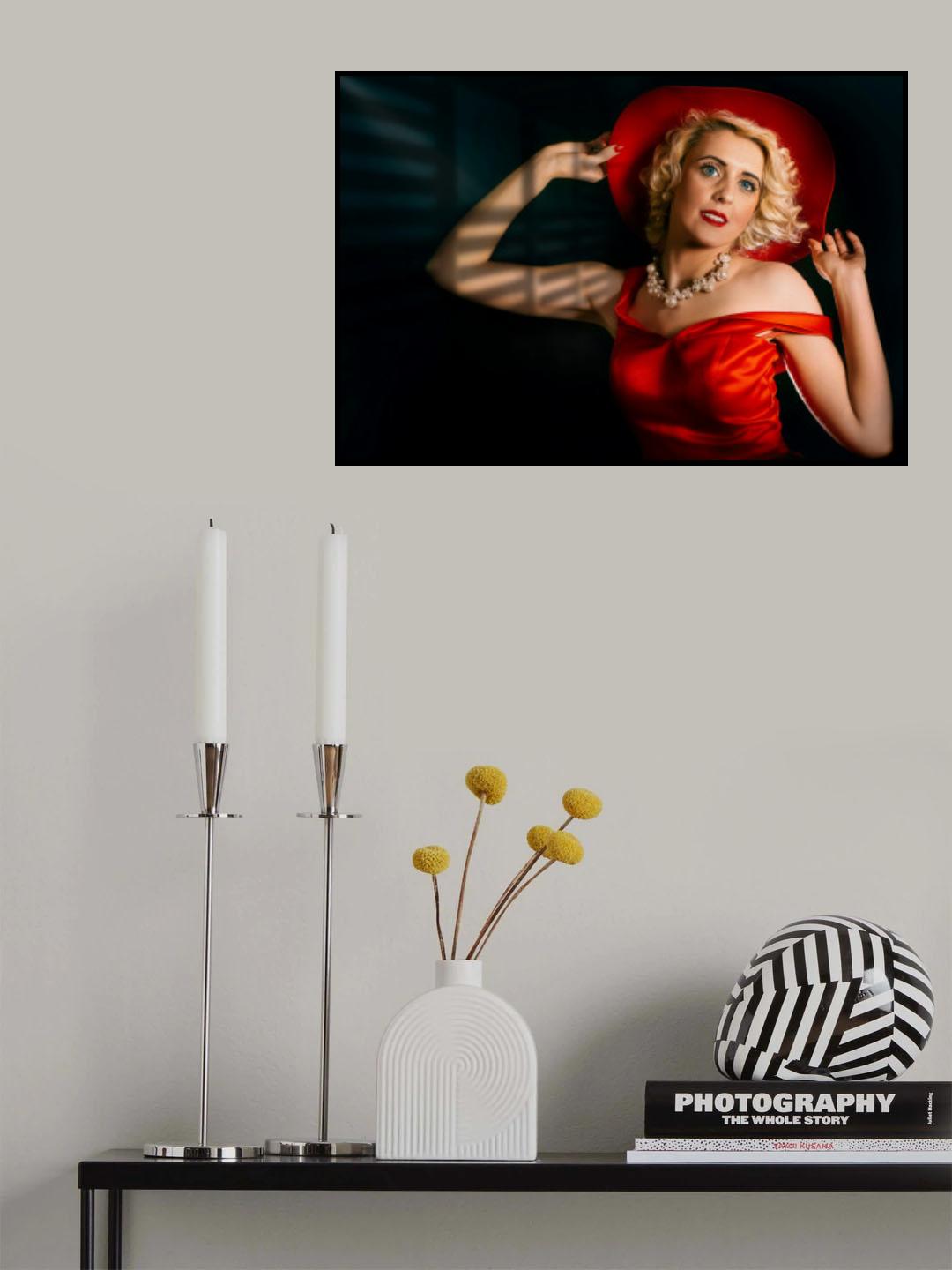 Girl With The Red Hat Poster och Canvastavla