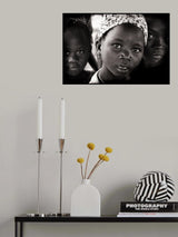 Three kids, Benin Poster och Canvastavla