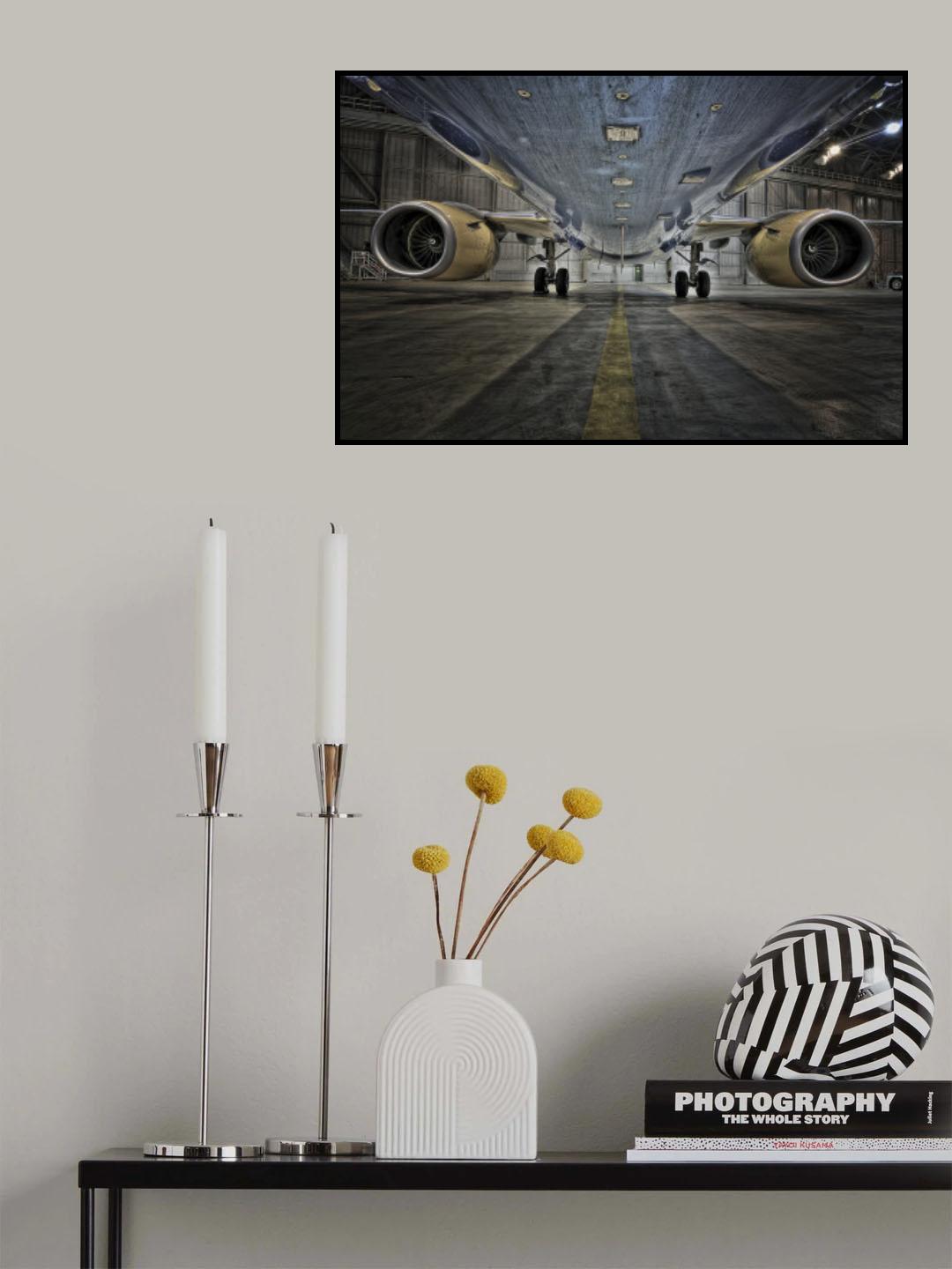 Yellow Line Poster och Canvastavla