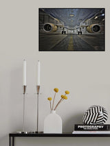 Yellow Line Poster och Canvastavla
