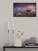 Mountainous reflections Poster och Canvastavla