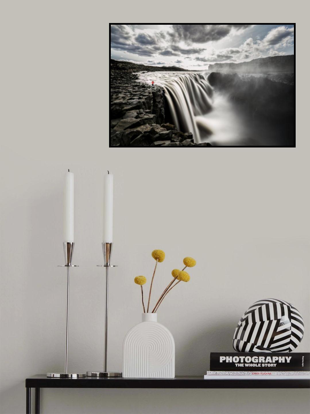 Powerful Dettifoss Poster och Canvastavla