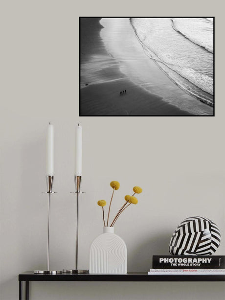 Foursome on the beach Poster och Canvastavla