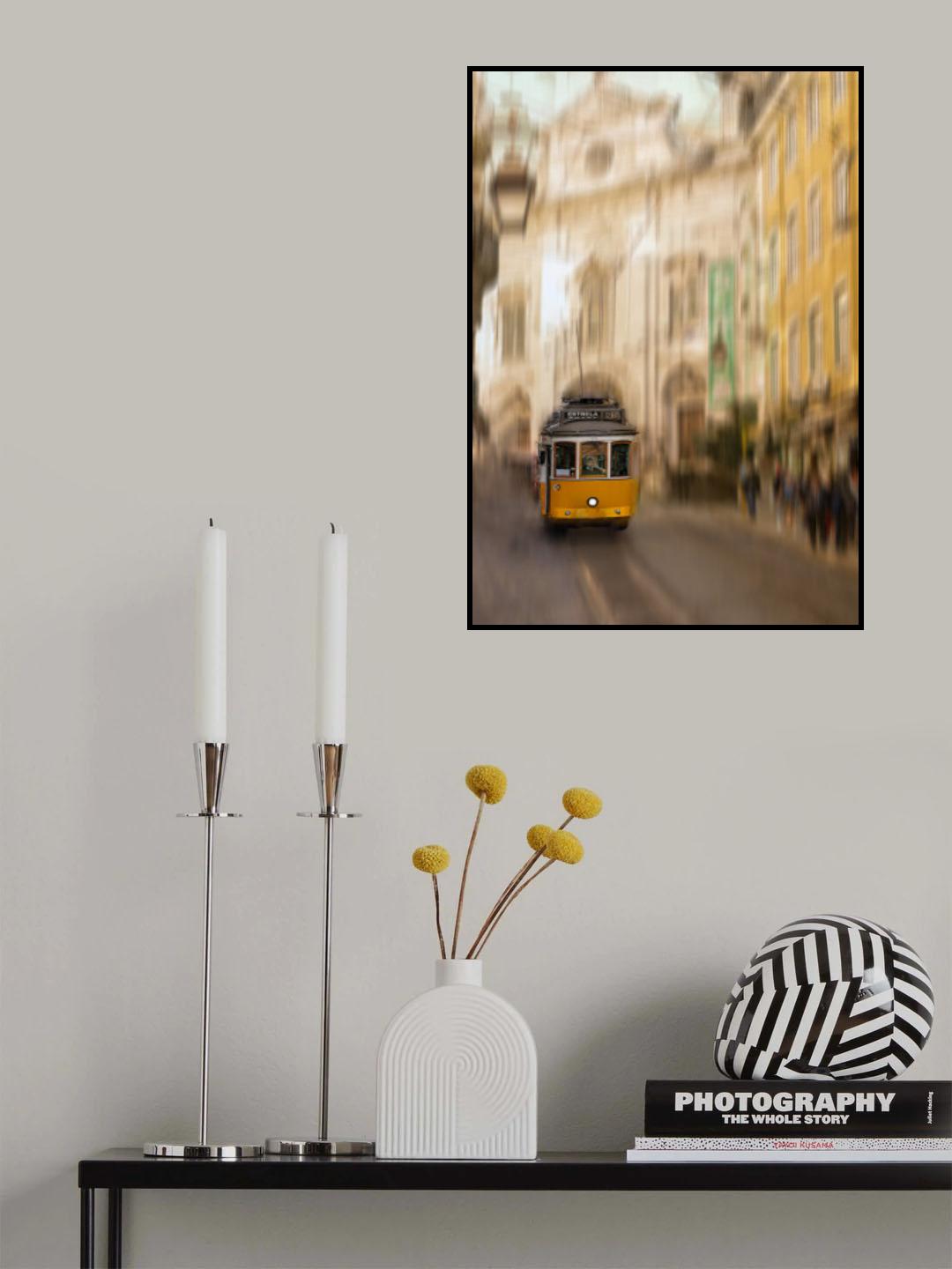 Yellow City Poster och Canvastavla