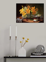 Still life with lilies Poster och Canvastavla
