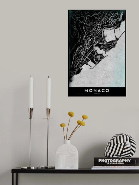 MONACO Poster och Canvastavla