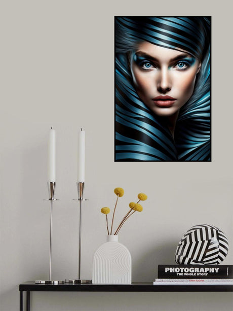 Blue-Future Poster och Canvastavla