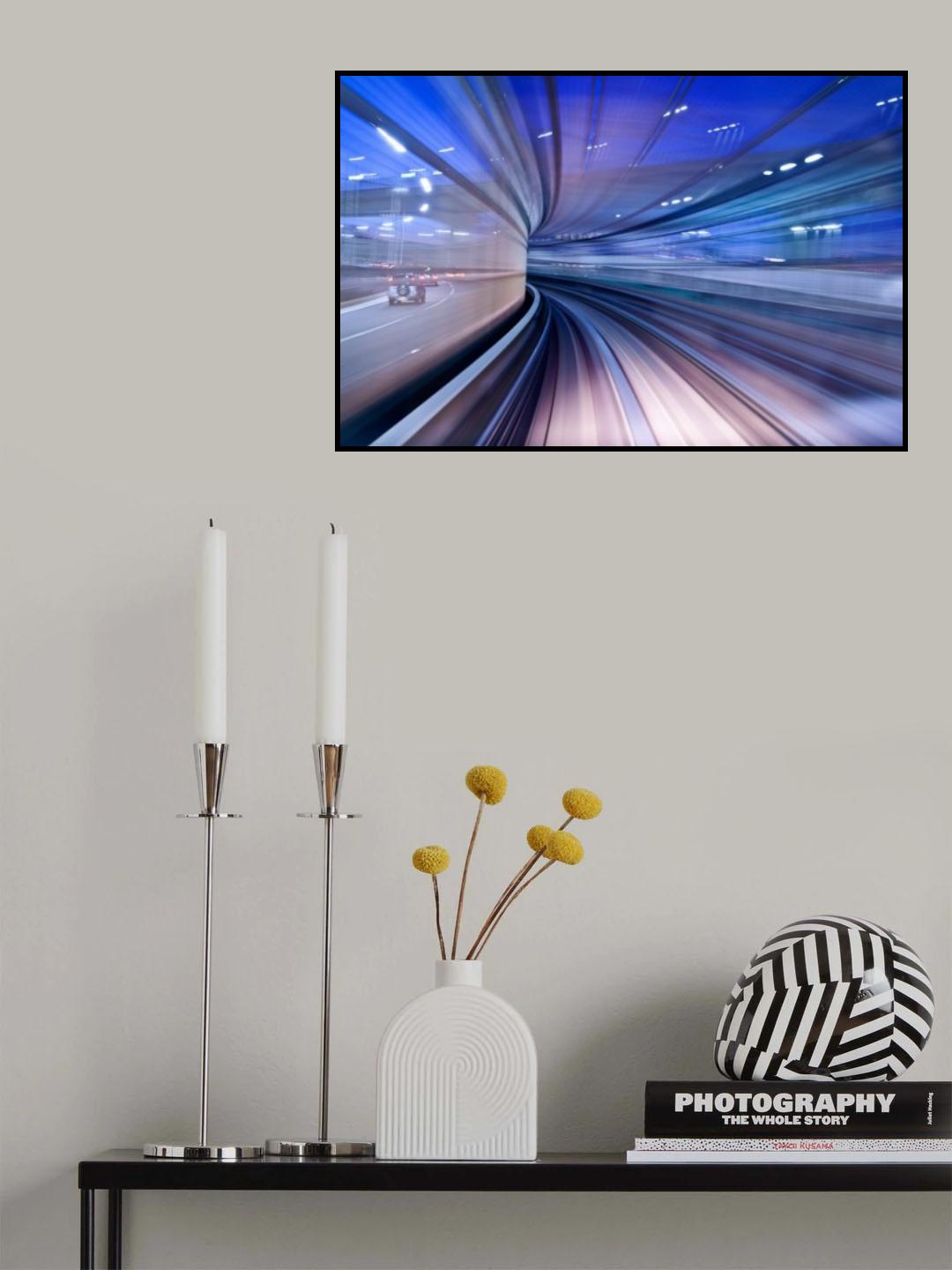 twilight tunnel Poster och Canvastavla