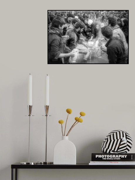 Free soup and hungry population Poster och Canvastavla