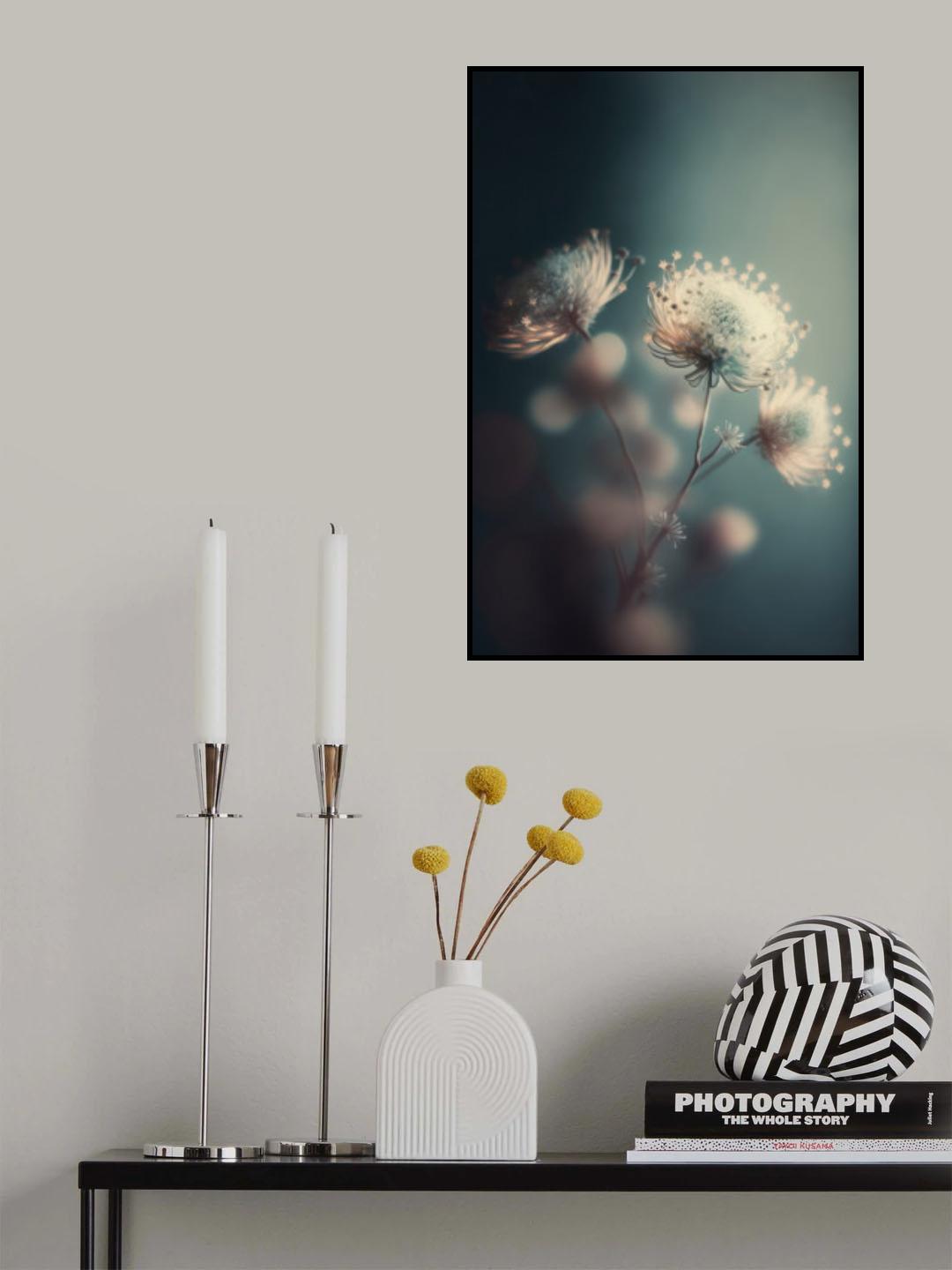 Star Flower Poster och Canvastavla
