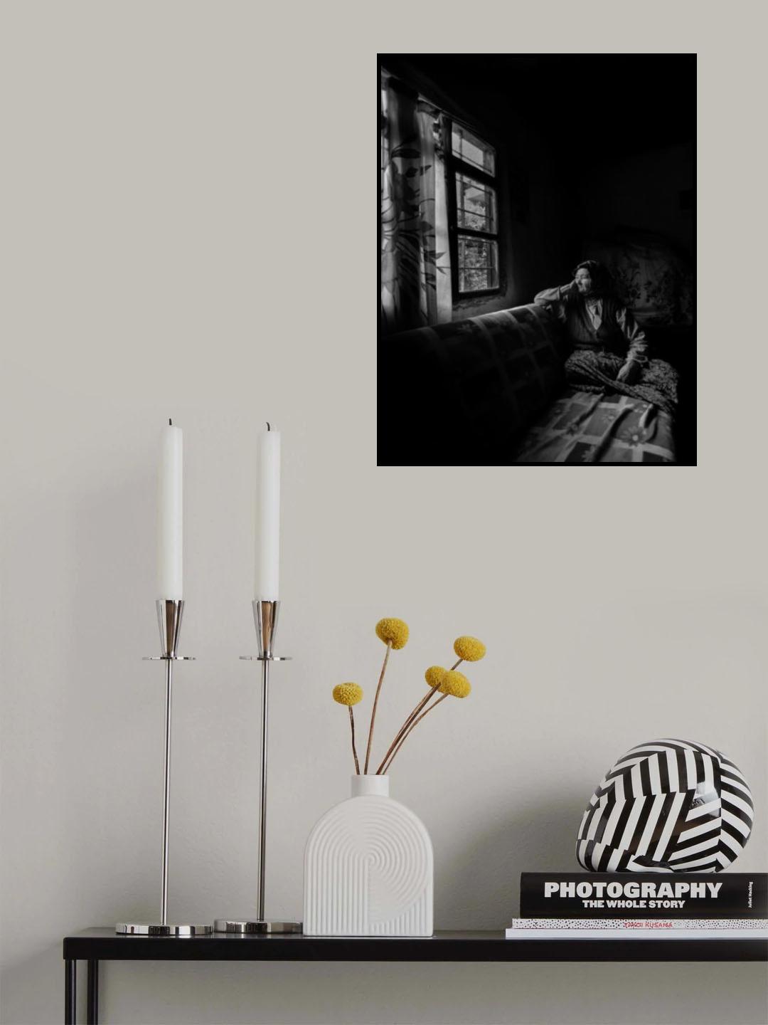 Waiting Patiently Poster och Canvastavla