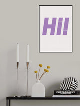 Hi Poster och Canvastavla