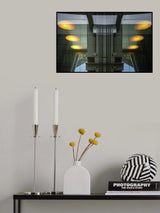 yellow ovals Poster och Canvastavla