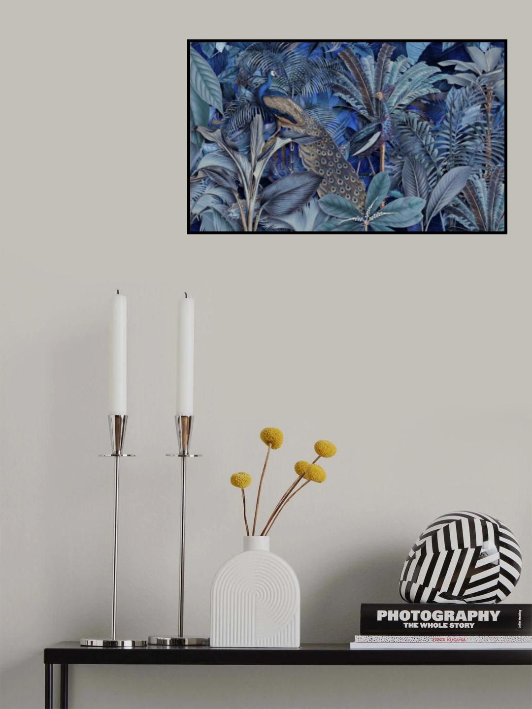 Jungle Birds Garden No4 Poster och Canvastavla