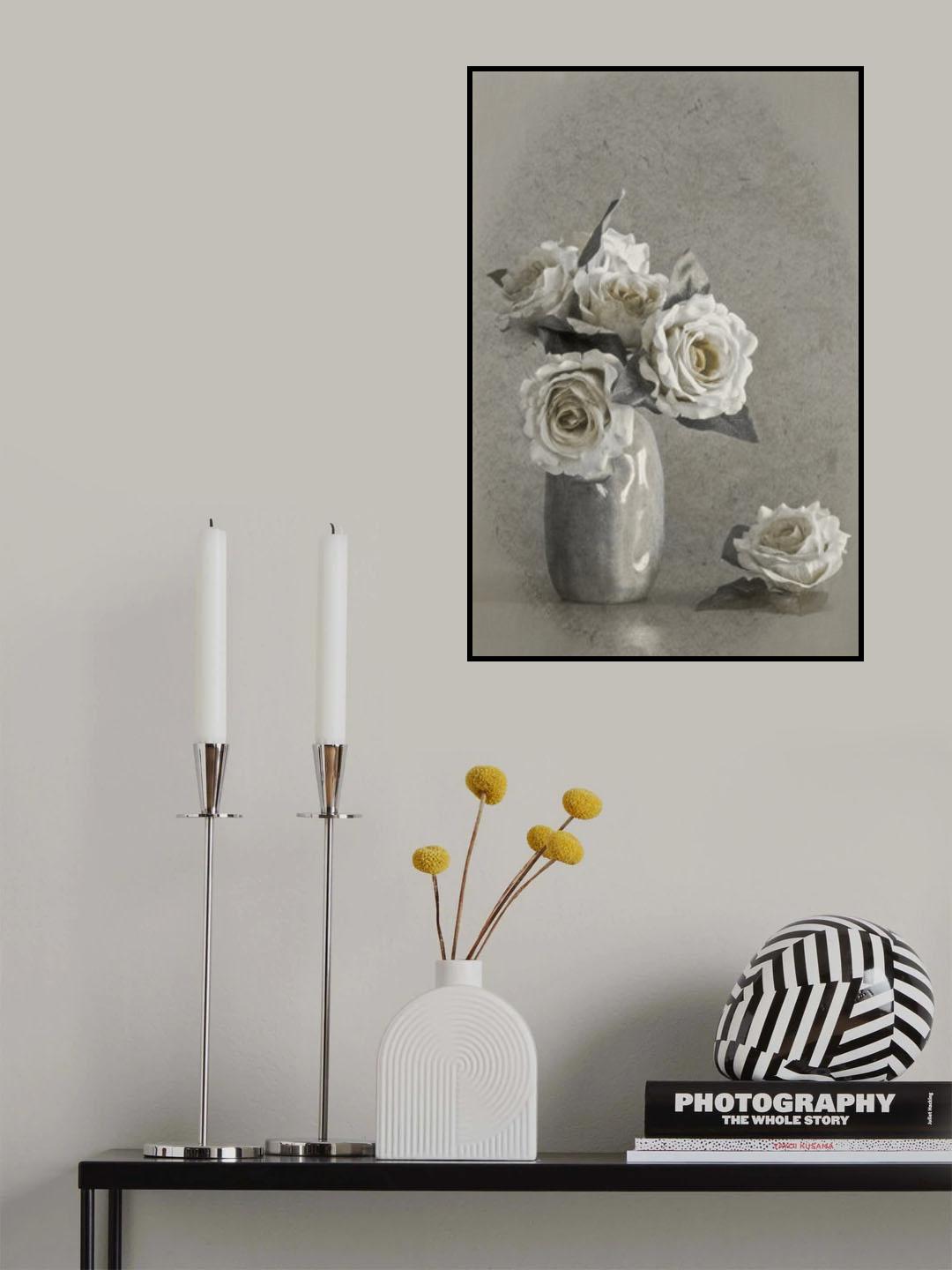 Faded Lines Poster och Canvastavla