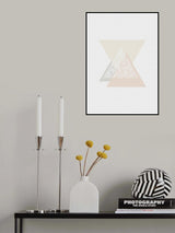 Geometric Mute Colours III Poster och Canvastavla