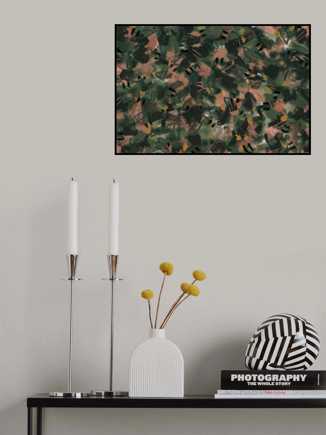 Jungle Pattern 1 Poster och Canvastavla