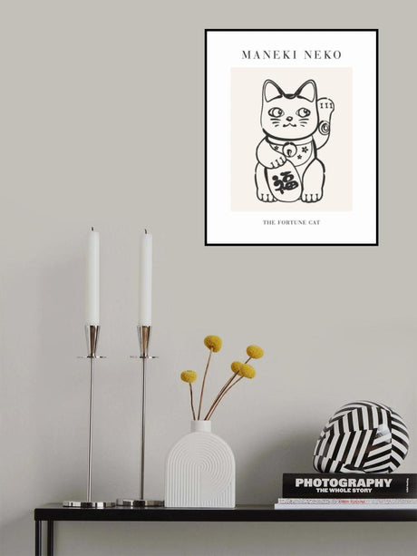 Manekineko No2 Poster och Canvastavla