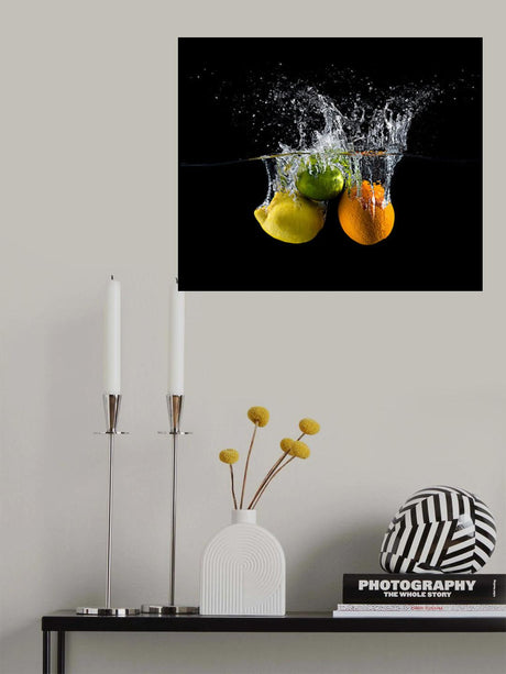 Citrus splash Poster och Canvastavla
