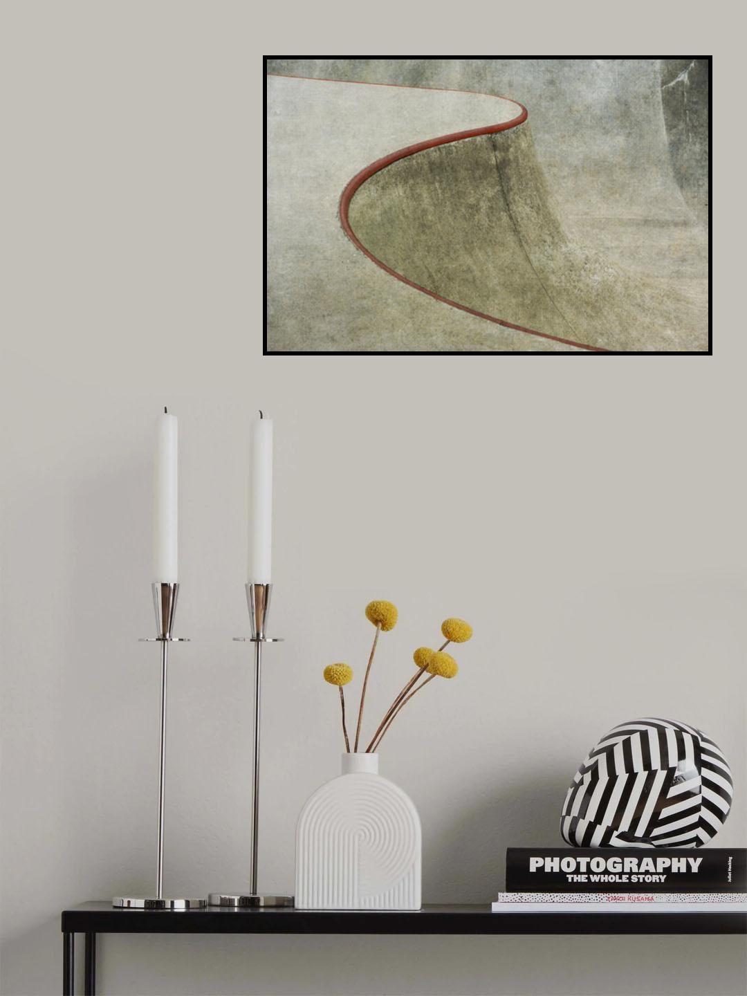 The red curve Poster och Canvastavla