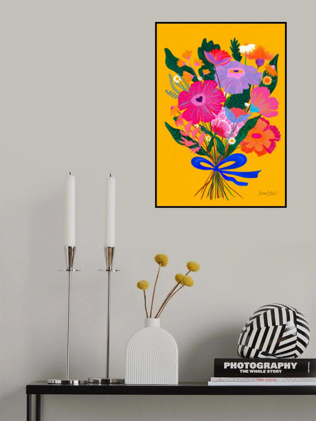 Eclectic Flowers Poster och Canvastavla