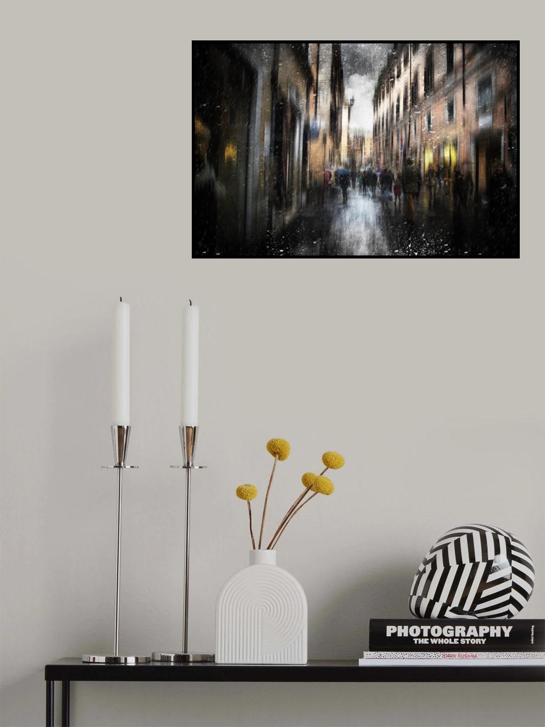 The colors of Via Frattina Poster och Canvastavla