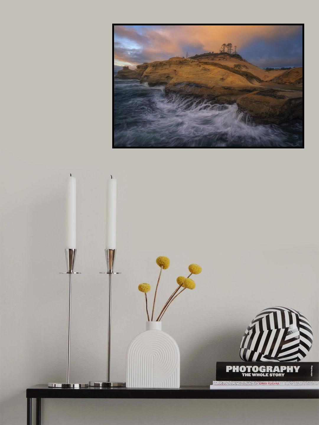 Wave on the shore Poster och Canvastavla
