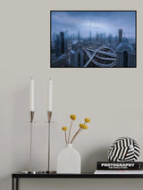 Dubai morning fog Poster och Canvastavla