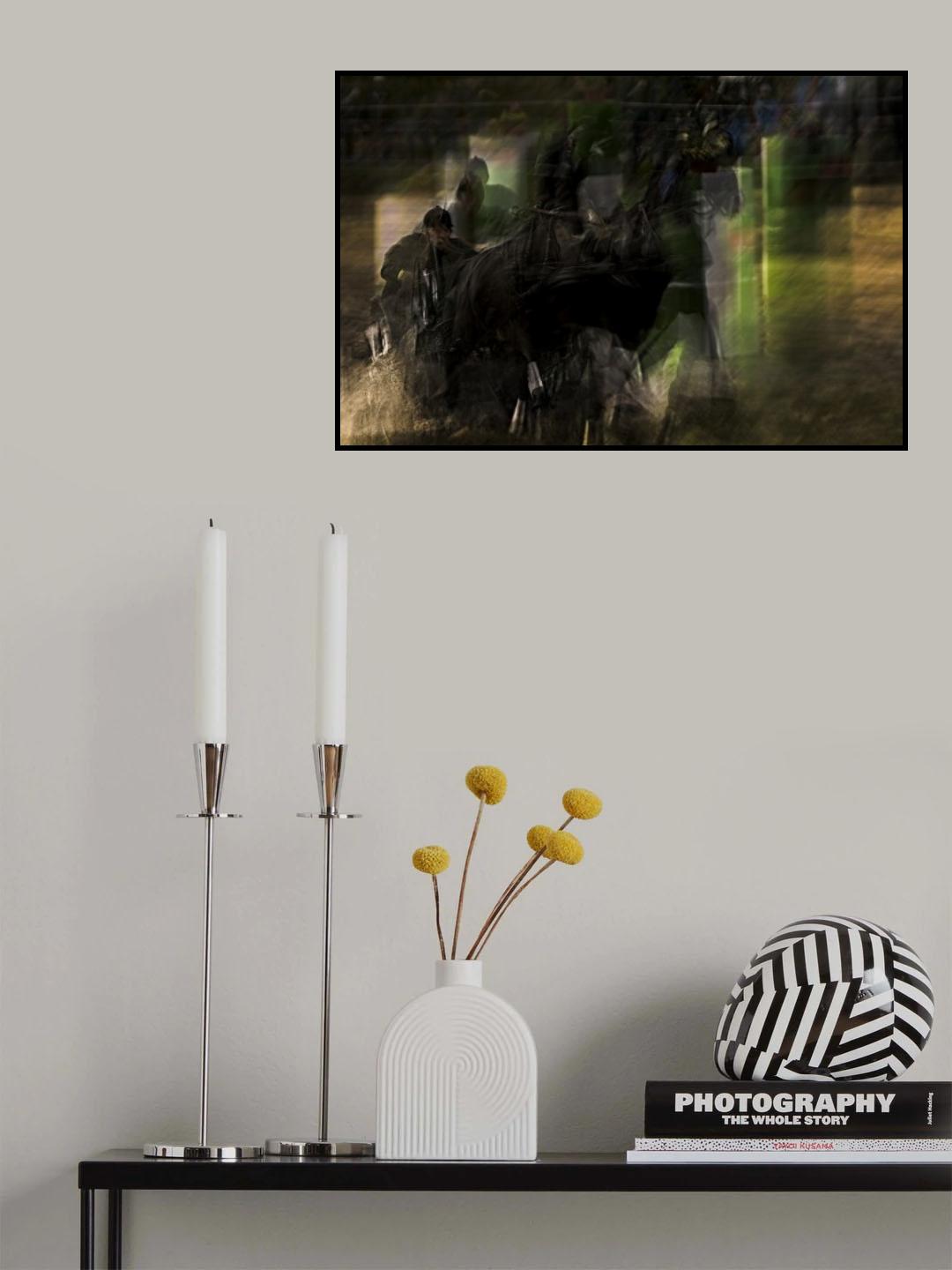 Horse pair marathon Poster och Canvastavla