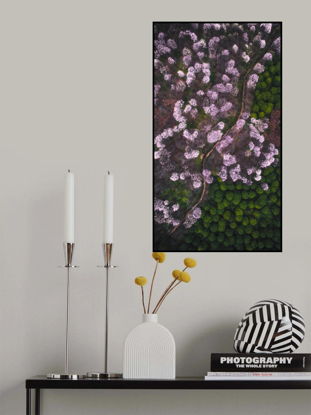 The road of flower Poster och Canvastavla