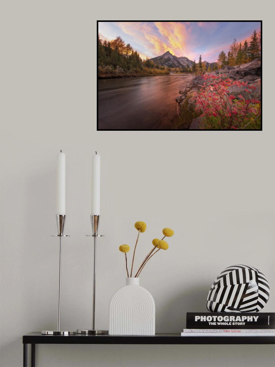 Rockies in Fall Poster och Canvastavla