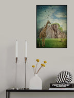 Giraffe and Jackal Poster och Canvastavla