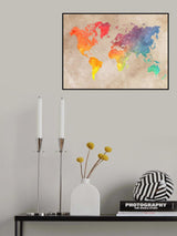 World map 43 Poster och Canvastavla