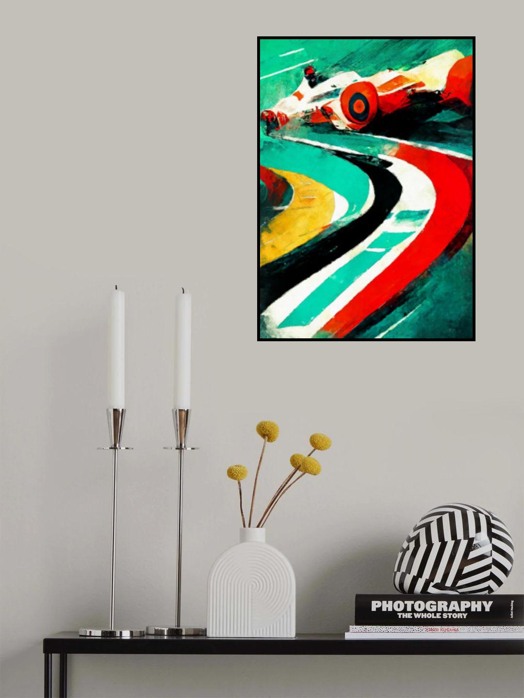 Formula 1 sport art Poster och Canvastavla